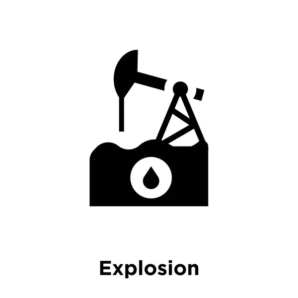 Vecteur Icône Explosion Isolé Sur Fond Blanc Concept Logo Signe — Image vectorielle