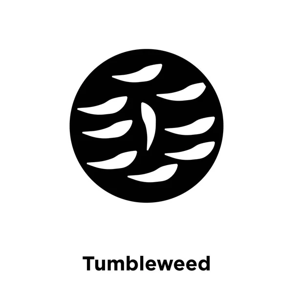 Tumbleweed Icon Vector Isolated White Background Logo Concept Tumbleweed Sign — Stock Vector