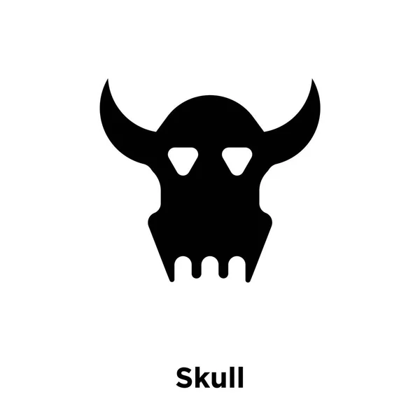 Vektorové Ikony Lebka Izolovaných Bílém Pozadí Logo Pojmu Lebky Nápis — Stockový vektor