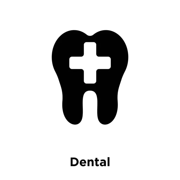 Icono Dental Vector Aislado Sobre Fondo Blanco Concepto Logotipo Signo — Archivo Imágenes Vectoriales