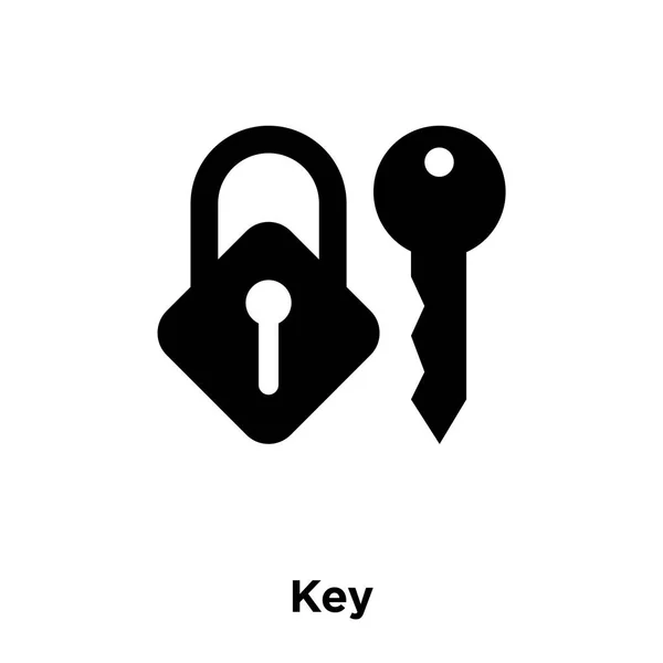 Schlüsselsymbol Vektor Isoliert Auf Weißem Hintergrund Logo Konzept Des Schlüsselzeichens — Stockvektor