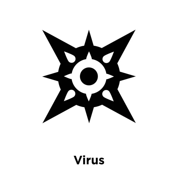 Virus Icon Vector Isolated White Background Logo Concept Virus Sign — Stock Vector