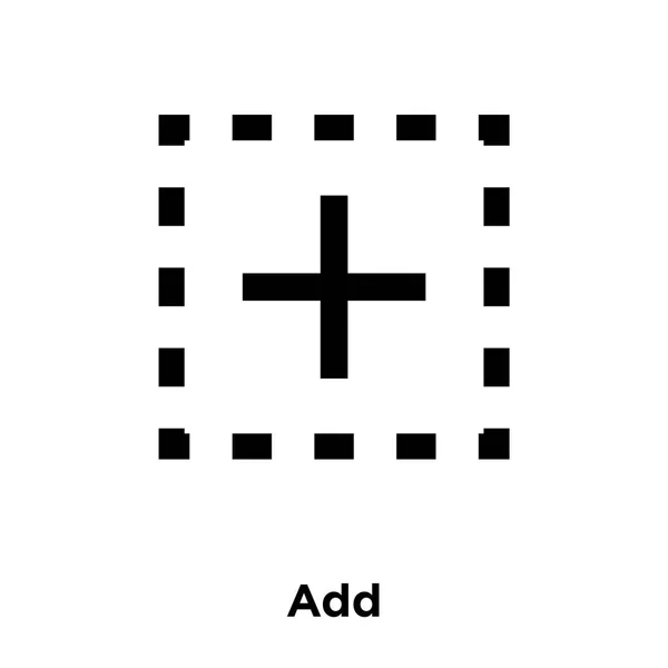 Icon Vektor Auf Weißem Hintergrund Hinzufügen Logo Konzept Des Hinzufügezeichens — Stockvektor