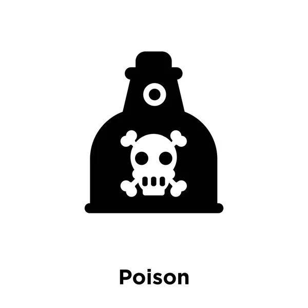 Vecteur Icônes Empoisonnées Isolé Sur Fond Blanc Concept Logo Signe — Image vectorielle