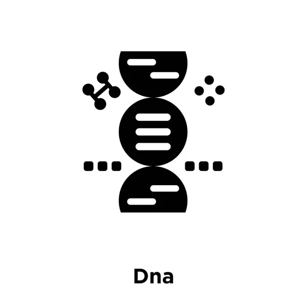 Вектор Значка Dna Изолирован Белом Фоне Концепция Логотипа Знака Dna — стоковый вектор