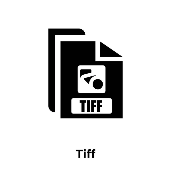 Tiff icon vector isolated on white background, logo concept of Tiff sign on transparent background, filled black symbol — Stock Illustration Tiff Icon Vector Isolated White Background Logo Concept Tiff Sign Vector Graphics