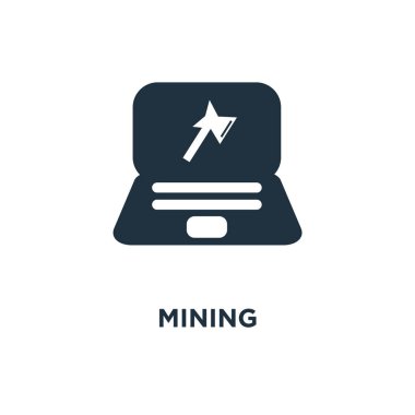 Araştırma simgesi. Siyah vektör çizim dolu. Beyaz arka plan araştırma sembolü. Web ve mobil kullanılabilir.