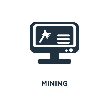 Araştırma simgesi. Siyah vektör çizim dolu. Beyaz arka plan araştırma sembolü. Web ve mobil kullanılabilir.