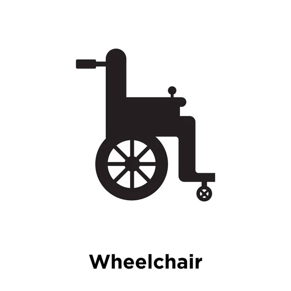 Icône Fauteuil Roulant Vecteur Isolé Sur Fond Blanc Concept Logo — Image vectorielle