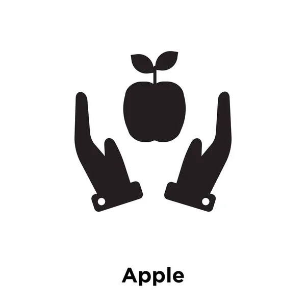 Icono Apple Vector Aislado Sobre Fondo Blanco Concepto Logotipo Apple — Archivo Imágenes Vectoriales