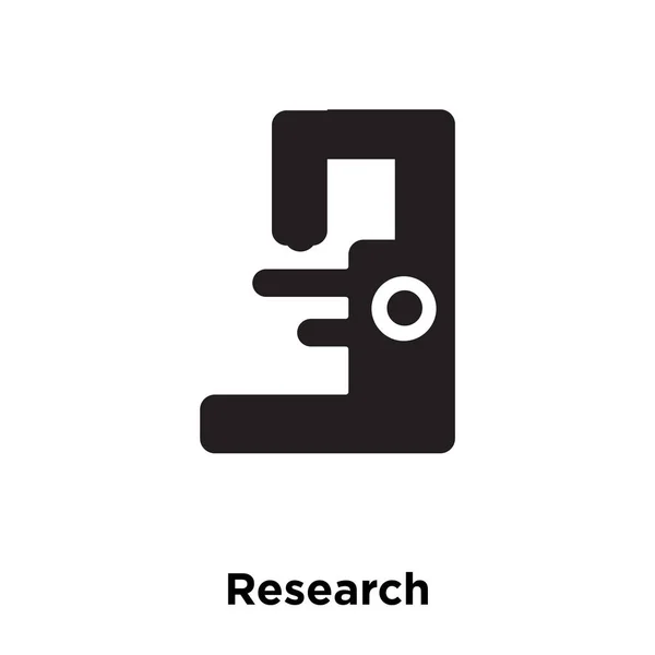 Icône Recherche Vecteur Isolé Sur Fond Blanc Logo Concept Signe — Image vectorielle