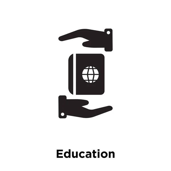 Icona Istruzione Vettore Isolato Sfondo Bianco Logo Concetto Segno Educazione — Vettoriale Stock