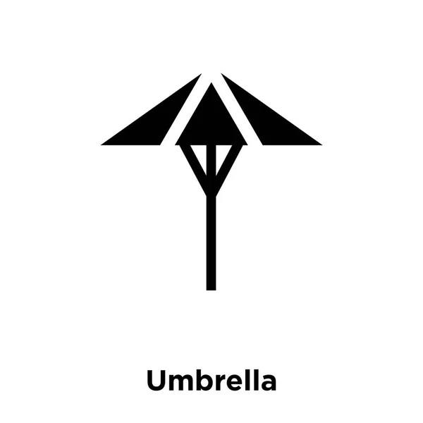 Paraplu Pictogram Vector Geïsoleerd Een Witte Achtergrond Logo Concept Van — Stockvector
