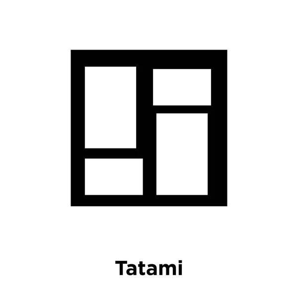 Tatami Icono Vector Aislado Sobre Fondo Blanco Logotipo Concepto Signo — Vector de stock