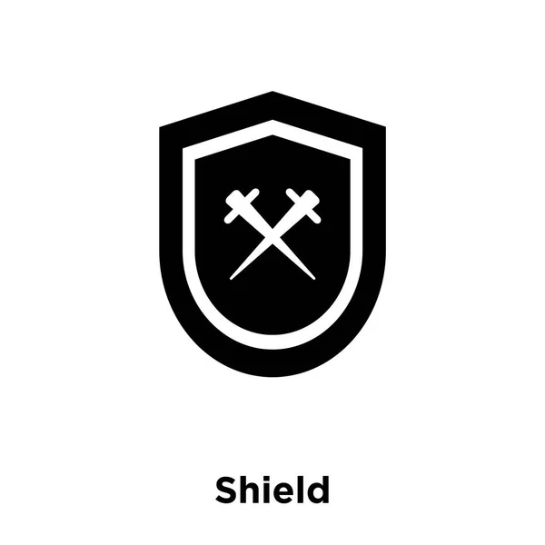Vetor Ícone Escudo Isolado Fundo Branco Conceito Logotipo Sinal Escudo — Vetor de Stock