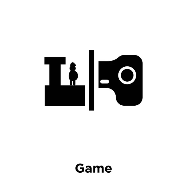 Icono Juego Vector Aislado Sobre Fondo Blanco Concepto Logotipo Signo — Vector de stock