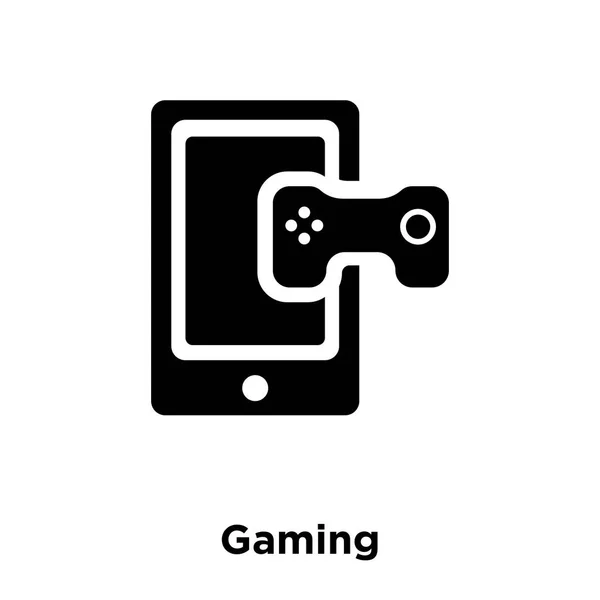 Spel Ikonen Vektor Isolerad Vit Bakgrund Fylld Logotypen Begreppet Gaming — Stock vektor