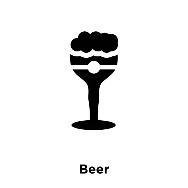 Vetor Ícone Cerveja Isolado Fundo Branco Conceito Logotipo Sinal Cerveja — Vetor de Stock
