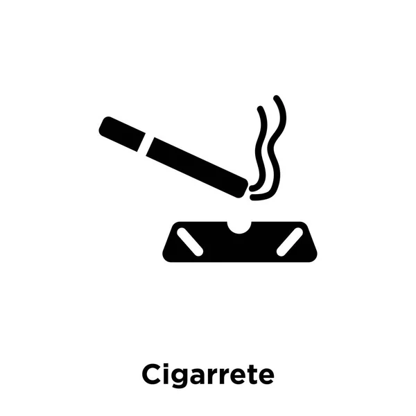 Cigarrete Icône Vecteur Isolé Sur Fond Blanc Concept Logo Signe — Image vectorielle