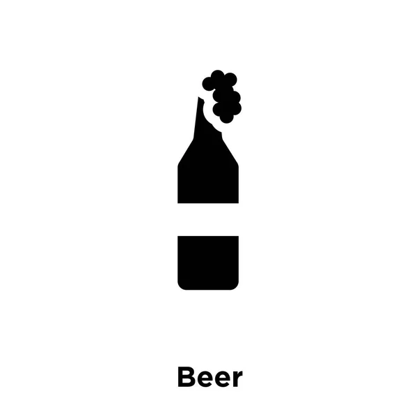 Bière Icône Vecteur Isolé Sur Fond Blanc Concept Logo Bière — Image vectorielle