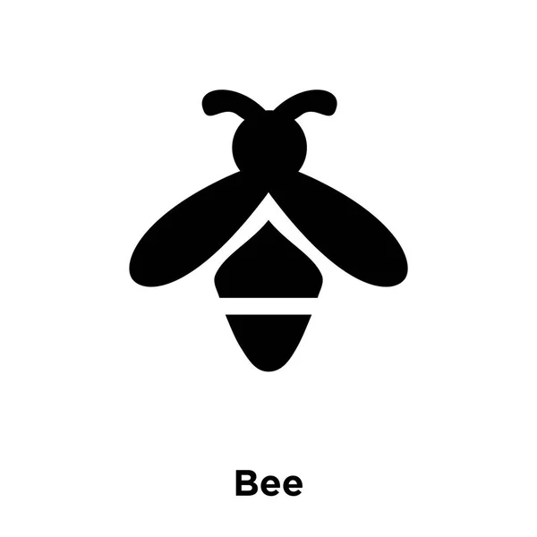 Vector Icono Abeja Aislado Sobre Fondo Blanco Concepto Logotipo Signo — Vector de stock