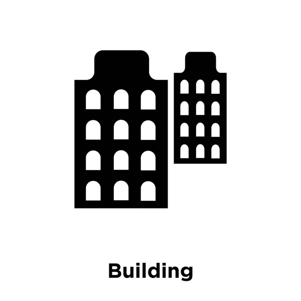 างเวกเตอร ไอคอนท แยกจากพ นหล ขาว แนวค ดโลโก ของป ายอาคารบนพ นหล — ภาพเวกเตอร์สต็อก