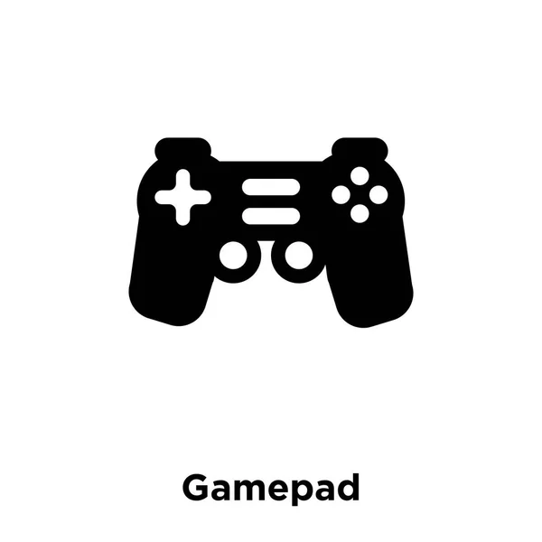 Gamepad Icono Vector Aislado Sobre Fondo Blanco Concepto Logotipo Gamepad — Vector de stock