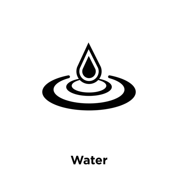 Вектор Водяной Иконки Изолирован Белом Фоне Концепция Логотипа Водяного Знака — стоковый вектор