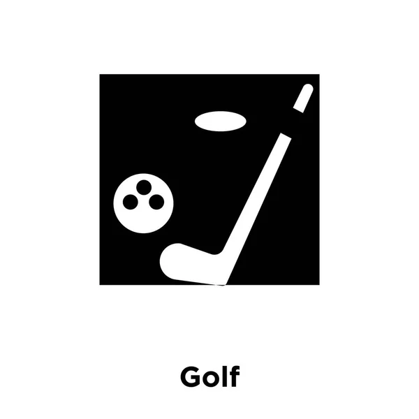 Vector Icono Golf Aislado Sobre Fondo Blanco Concepto Logotipo Golf — Vector de stock