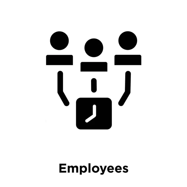 Alkalmazottak Ikon Vektoros Elszigetelt Fehér Background Logo Fogalom Alkalmazottak Jel — Stock Vector