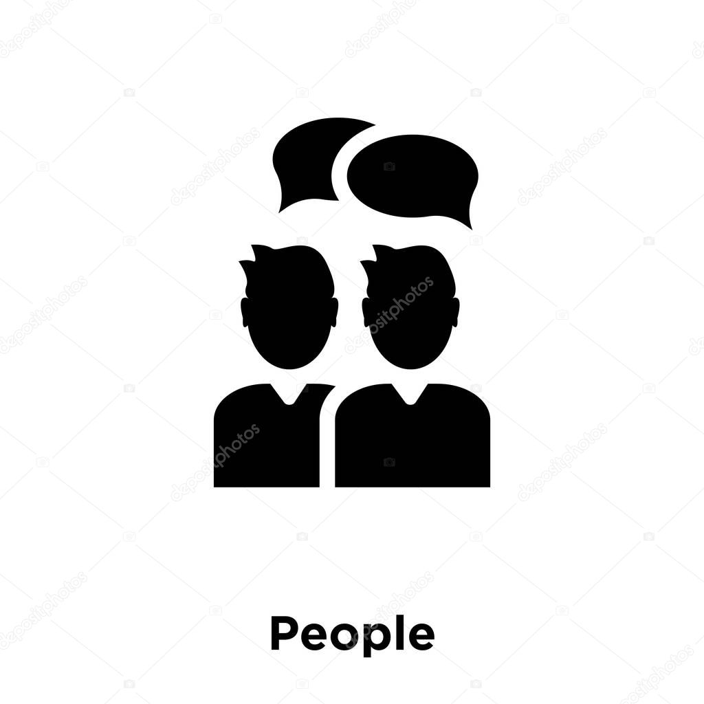 Transparent People Icon Vector