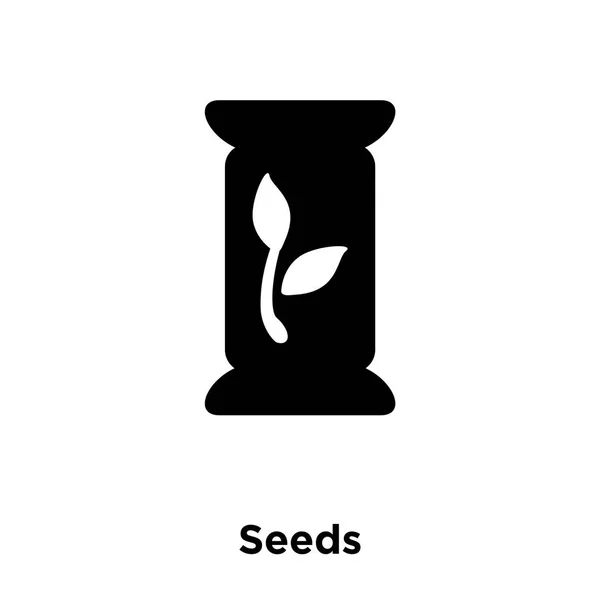 Koncepcja Logo Nasion Nasiona Wektor Ikona Białym Tle Zaloguj Się — Wektor stockowy