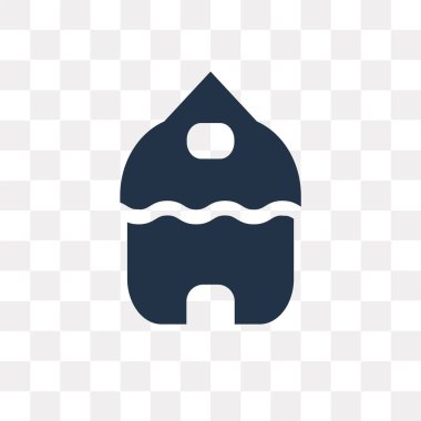 Kullandığınız web ve mobil ev vektör simge şeffaf arka plan üzerinde ev saydamlık kavramı izole olabilir