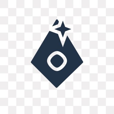 Saydam arka plan üzerinde elmas saydamlık kavramı izole elmas vektör simge kullandığınız web ve mobil olabilir