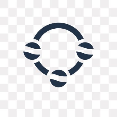 Saydam arka plan üzerinde kolye saydamlık kavramı izole kolye vektör simge kullandığınız web ve mobil olabilir