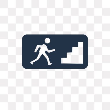 Saydam arka plan üzerinde acil durum saydamlık kavramı izole acil vektör simge kullandığınız web ve mobil olabilir