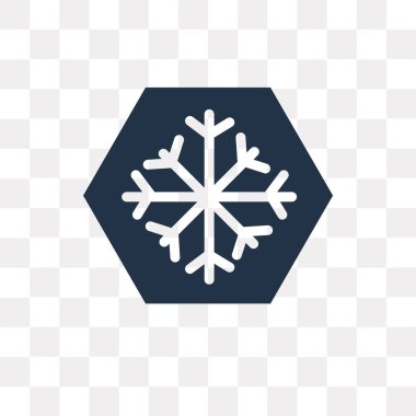 Saydam arka plan üzerinde kar saydamlık kavramı izole kar vektör simge kullandığınız web ve mobil olabilir