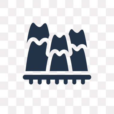 Saydam arka plan üzerinde Infographic saydamlık kavramı izole Infographic vektör simge kullandığınız web ve mobil olabilir