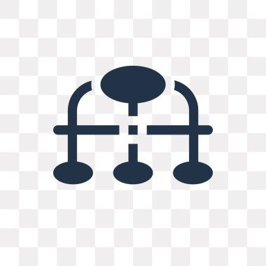 Saydam arka plan üzerinde Infographic saydamlık kavramı izole Infographic vektör simge kullandığınız web ve mobil olabilir