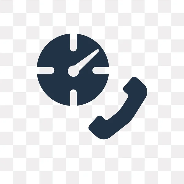 Pictogram Van Vector Van Het Call Center Geïsoleerd Transparante Achtergrond — Stockvector