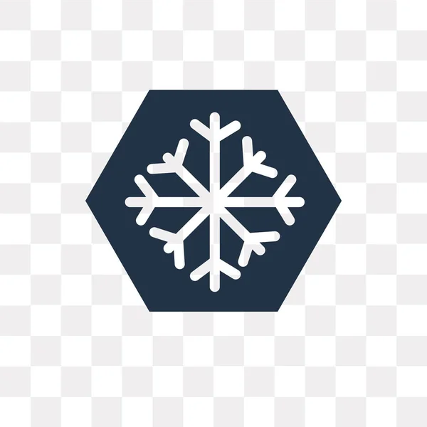 Χιόνι Εικονίδιο Διάνυσμα Απομονώνονται Διαφανές Φόντο Ιδέα Διαφάνεια Χιόνι Μπορεί — Διανυσματικό Αρχείο
