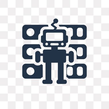 Güvenli veri vektör simge şeffaf arka plan üzerinde güvenli veri saydamlık kavramı izole kullanılan web ve mobil olabilir