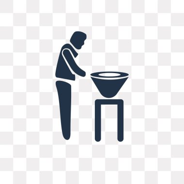 Adam izole şeffaf arka plan üzerinde dostum Barbekü saydamlık kavramı ile barbekü vektör simgesi ile kullanılan web ve mobil olabilir