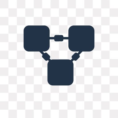 Saydam arka plan üzerinde Blockchain saydamlık kavramı izole Blockchain vektör simge kullandığınız web ve mobil olabilir