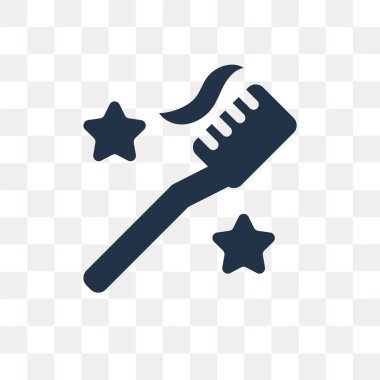 Diş macunu vektör simge şeffaf arka plan üzerinde diş macunu saydamlık kavramı izole kullanılan web ve mobil olabilir