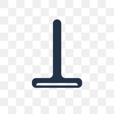 Saydam arka plan üzerinde süpürge saydamlık kavramı izole süpürge vektör simge kullandığınız web ve mobil olabilir