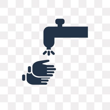 Eller üzerinde şeffaf arka plan izole simge vektör, eller saydamlık kavramı kullanılan web ve mobil olabilir