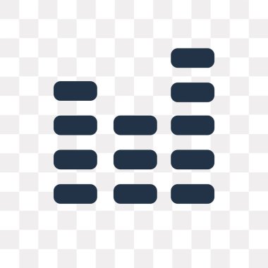 Düzeyleri üzerinde şeffaf arka plan izole simge vektör, düzeyleri saydamlık kavramı kullanılan web ve mobil olabilir