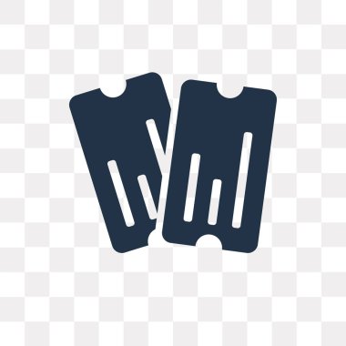 Saydam arka plan üzerinde kupon saydamlık kavramı izole kupon vektör simge kullandığınız web ve mobil olabilir