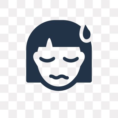 Hasta izole vektör simge şeffaf arka plan üzerinde hasta saydamlık kavramı kullanılan web ve mobil olabilir